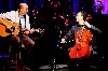 Taylor and Yo Yo Ma enjoyed performing a Schumann lulaby. Hillary Scott photo.