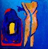 An abstract painting by Zelazo.