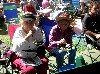Enjoying a Sunday picnic on the grass.