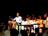 Taylor backed by the Tanglewood Festival Chorus.