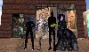 The Final Five. The Artists Avatars in front of a virtual Jack Pelican Presents