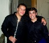 The young musicians from Florida Jose Valentino flute, left, and Tony Madruga piano, earned a Standing O.