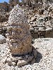 A stone god on the east terrace