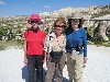 Paula, Zeren and Channing (from left) in Goreme