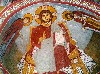 Ceiling fresco in cave church