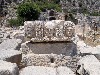 Mask friezes in Myra