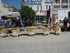 Broom display in Egridir market
