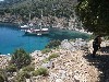 Our gulet in Cleopatra&rsquo;s cove