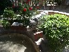 Fountain statuary in the courtyard