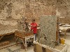 Restoring a segment of the marble wall