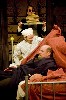 Three is company at the Baskerville Mansion.(Rear to front) Josh Aaron McCabe, Ryan Winkles, Jonathan Croy.