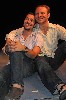 Enrico Spada as Tom (L) and Hanuman Goleman as Ed (R) in Five Flights.