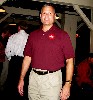 Lisa&rsquo;s husband Bill, a State Trooper, wore the official campaign color.