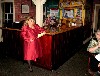 Blackmer speaking to her supporters upstairs at the Freight Yard.