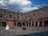 The courtyard of the 15th and 16th century fortress.