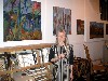 Karen Kane is exhibiting abstract paintings.