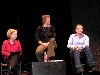 The cast combined actors such as Debra Jo Rupp, left and community leaders like Lisken van Pelt Dus, and Ryan Weightman.