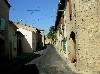 Along the narrow streets and alleys.