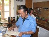 Toi making a traditional Thai curry.