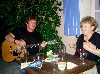 Dorothea and Istvan singing and making music.