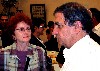 Astrid interviewing the Mayor of Paraza.