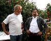 Our host, Dirk, with Takata.