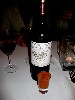A bottle of the fine wine of Paraza was rich and flavorful.