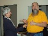 Gailanne Cariddi doesn&rsquo;t miss a chance to ask for a vote.