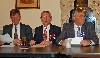 (L to R) Michael Bloom, Dennis Whitney, David Lamarre at the table.
