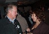 WFF�s Bob Ware talks with "Handsome Harry" director Bette Gordon at the Opening Night Party.