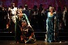 The opera was composed in English in the aftermath of WWII.