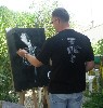 Mathe at work.