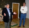 Barrett with Joe Thompson the director of Mass MoCA.