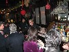 The bar was doing a brisk business.