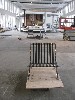 Furniture waiting to be suspended from the floor/ ceiling.