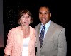 Boyd with her friend Governor Deval Partick.