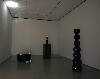 A room of light sculptures in the Sperone and Westwater Zero exhibition.