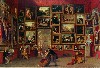In addition to inventing his famous code Samuel F.B. Morse was also an artist. "Gallery of the Louvre," 1831-33, was loaned by the Terra Foundation for American Art, Chicago.