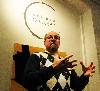 Alcombright during a reception in his honor at the Eclipse Mill.