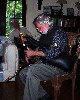 Pat performing at a Tionol in the South West several years ago. Photos courtesy of Pat Sky.