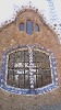 Window treatment on one of the Gatehouses to park,
Photo by M. Favermann, All Rights Reserved