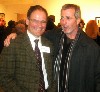 Elias with Mass Art curator Jeffrey Keough.