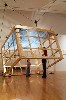 Painting on Three Dimensional Structure by Daniela Rivera