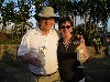 The Ginsburgs enjoying pina coladas