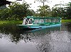 Cruise boat on the river channel