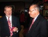 Conforti and  Berkshire Museum Director, Stuart Chase.