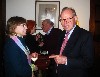 Julianne Boyd of Barrington Stage and Clark Art Institute director, Michael Conforti.