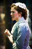 The virtuous Madame de Tourvel (Kelly Galvin) is a pawn in the wager of Valmont and Merteuil.