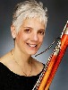 Judith LeClair tackles the bassoon with grace.