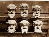 Masks for the Fireplaces in the Management Area, New Paris Opera, 1865, 
by the Delmaet and Durandelle Photography Studio
Albumen print from glass negative
Collection of the Troob Family Foundation

